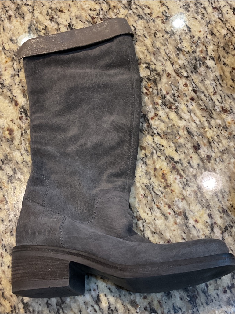 Vic Matie Suede And Leather Boots Sz 36 Made In Italy